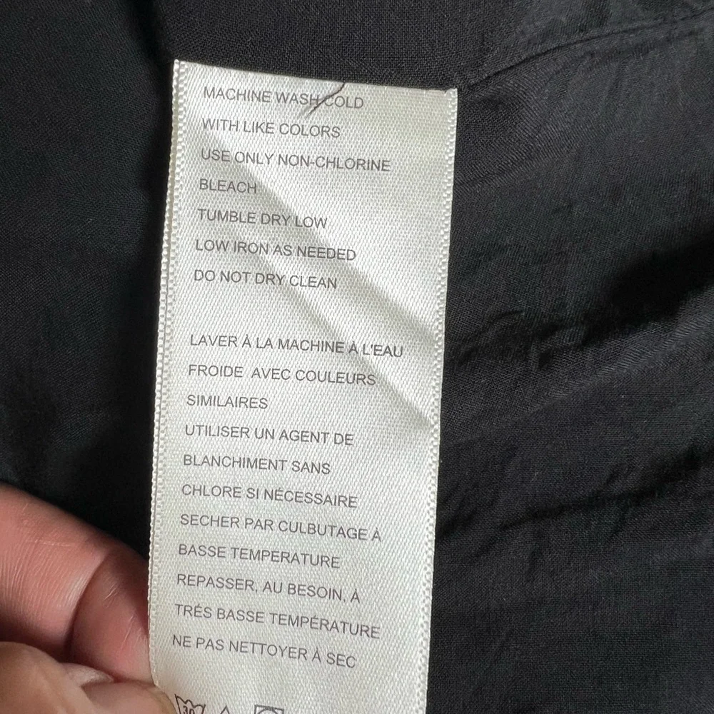 Free People Gray and Black A-Line Skirt pit 14 length 49 - Picture 6 of 6